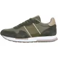 Hackett Londontil mænd. HMS200033 Træningssko Keston Heritage grøn (40), Fast, Blonder, Casual