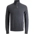 Jack & jones Emil Halv Lynlås Sweater