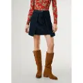 Pepe Jeans Pepe Jeanstil kvinder. PL9011870 Navy Patch nederdel (L), Casual, Bomuld, Denim, Blå