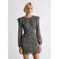 Pepe Jeans Pepe Jeanstil kvinder. PL9537736 Levetta kjole sort (M), Casual, Polyester, Lange ærmer