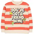 Boboli Fleece Striped Sweatshirt
