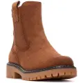 Refresh Refreshtil kvinder. 17302701-TAUPE Ankelstøvler 173027 brun (40), Fast, 1-3 cm, Lynlås, Casual