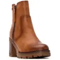 Refresh Refreshtil kvinder. 17297001-CAMEL Ankelstøvler 172970 brun (36), 5-8 cm, Lynlås, Casual