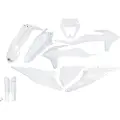 Ufo Ktm Exc/exc-f 2020-2021 With Headlight Ktkit527f-999w Fork Protectors & Plastikkit
