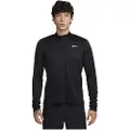 Nike Pacer Dri-FIT-løbetop med 1/2 lynlås til mænd - sort