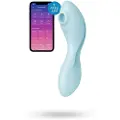Satisfyer Curvy Trinity 5+ - smart 2-i-1 vibrator (blå)