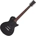 Gear4Music New Jersey Elektrisk Guitar fra Black