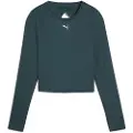 Puma GREEN TERRAINS Long Sleeve Training Top Women, Clothing, XS