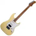 JET Guitars JS-400 HSS Roasted Maple Vintage Yellow - Nearly New