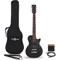 Gear4Music 3/4 New Jersey Electric Guitar Black Mini Guitar Amp Pack