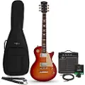 Gear4Music New Jersey Select Electric Guitar Cherryburst 10W Guitar Amp & Accessory Pack