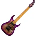 Spira Guitars S-457 TPP Poplar Burl Gloss Trans Purple
