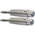 Stagg 2 x Male Stereo Phone / Symetrical Female XLR Adaptor