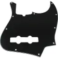Fender 10-Hole Contemporary Jazz Bass Pickguard 3-Ply Black