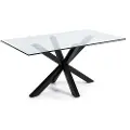 Kave Home - Spisebord Argo, 90 x 160 cm - Transparent - Spiseborde - - Homeroom