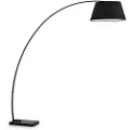 Kave Home - Gulvlampe Chop - Sort - Gulvlamper - - Homeroom