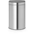 Brabantia Tryk-top skraldespand TOUCH BIN NEW 40 l, stål, Brabantia
