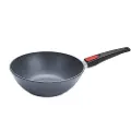 Woll Wok DIAMOND LITE 26 cm, til induktion, aftageligt håndtag, titanium, WOLL