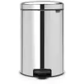 Brabantia Pedalspand NEWICON 20 l, skinnende stål, Brabantia