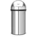 Brabantia Affaldsspand PUSH BIN 60 l, mat stål, Brabantia