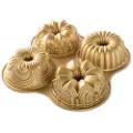 Nordic Ware Kagepande QUARTET BUNDT, gylden, Nordic Ware