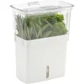 Cole & Mason Urtepotte TEALBY 15 cm, hvid, plastik, Cole & Mason