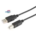 Prokord Cable Usb 2.0 Type A-b Male-male 2m Black 2m. Usb A Usb B Sort