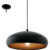 Eglo MOGANO 1 pendel, sort/kobber