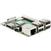 Raspberry Pi 3 Model B+ - Enkelttavle-computer - Broadcom BCM2837B0 / 1.4 GHz - RAM 1 GB - 802.11a/b/g/n/ac, Bluetooth 4.2