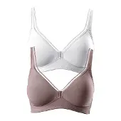 Petite fleur BH nude / hvid