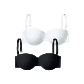 Petite fleur BH sort / hvid