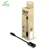 Club 3D - Videoadapter - DisplayPort han til HDMI hun - 19.17 cm - 4K support