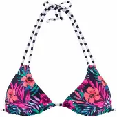 Venice beach Bikinioverdel 'Summer' navy / blandingsfarvet / pink