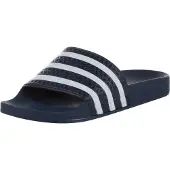 Adidas Pantoletter 'Adilette' navy / hvid