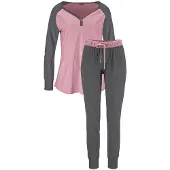 Buffalo Pyjamas grå / lyserød