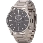 Nixon Herreur A386000-00 Sort/Stål Ø42 mm