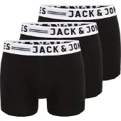 Jack & jones Boksershorts 'Sense' lysegrå / sort / hvid