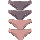 LASCANA Slip grå / gammelrosa