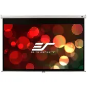Elite Screens Manual Series M94NWX - Projektionsskærm - loftsmonterbar, vægmonterbar - 94 (239 cm) - 16:10 - Matte White - hvid