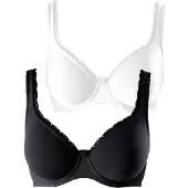 Petite fleur BH sort / hvid