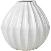 Fyrklövern Wide vase ivory 30 cm