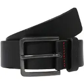 HUGO HUGOtil mænd. 50385358 Gionio læderbælte sort (80 cm), Casual