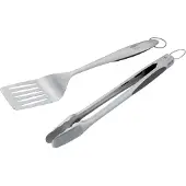 Weber rustfrit stål stil 2-delt grillværktøjssæt
