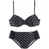 LASCANA Bikini sort / hvid