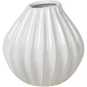 Broste Copenhagen Wide vase ivory 15 cm