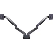 Multibrackets M VESA Gas Lift Arm Dual Side by Side - Monteringssæt - justerbar arm - for 2 LCD displays - aluminium, stål - sort - skærmstørrelse: 15-32 - skrivebordsmonterbar