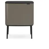 Brabantia Bo touch bin 36 liter Platinum