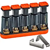 Ortega Adjustable Finger Exerciser Orange/Black