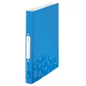Leitz WOW - Ringbind - for A4 (210 x 297 mm) - kapacitet: 190 ark - metalblå