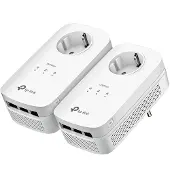TP-LINK TL-PA8030P KIT - Starter Kit - powerline-adapter 1GbE, HomePlug AV (HPAV), HomePlug AV (HPAV) 2.0 - kan sluttes til vægstik